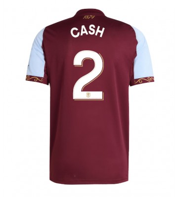 Aston Villa Matty Cash #2 Hjemmebanetrøje 2025-26 Kortærmet